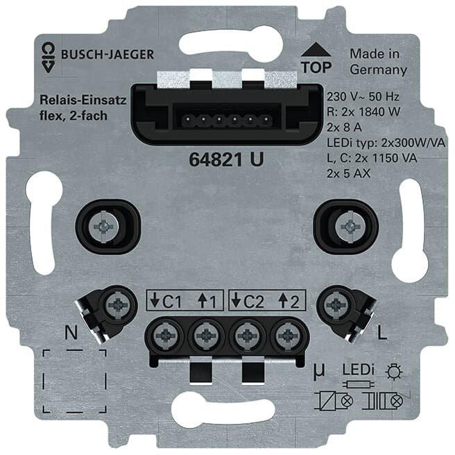 Relais-Einsatz 2-fach 230 V flexTronics / free@home