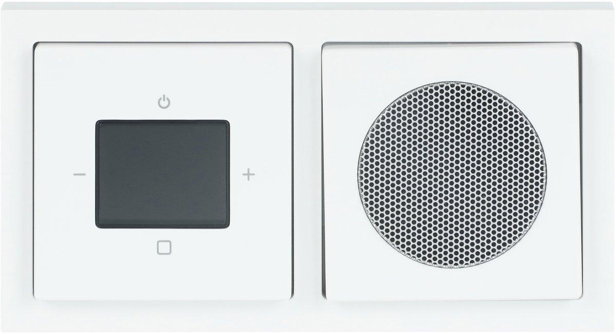 Komplettset Busch-Radio BTconnect DAB+ Radio Bluetooth studioweiß -future linear