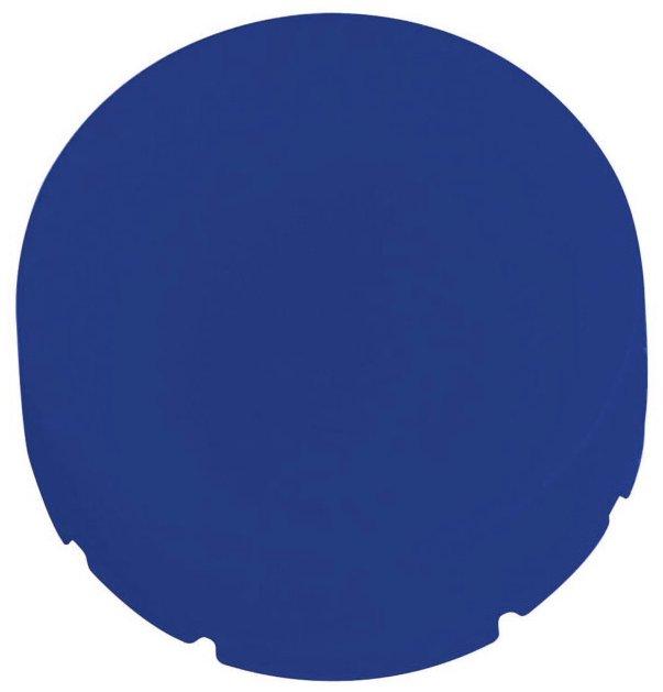 Tastenlinse hoch blau blanko