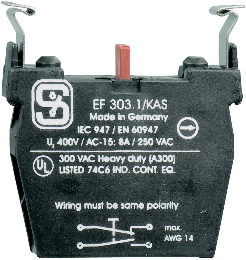Kontaktelement EF 1-Schließer 1-Öffner 230V AC/24V DC