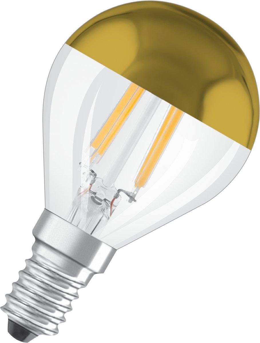 LED Tropfenlampe LED Retrofit CLASSIC P Mirror 34 4W 2700 K E14