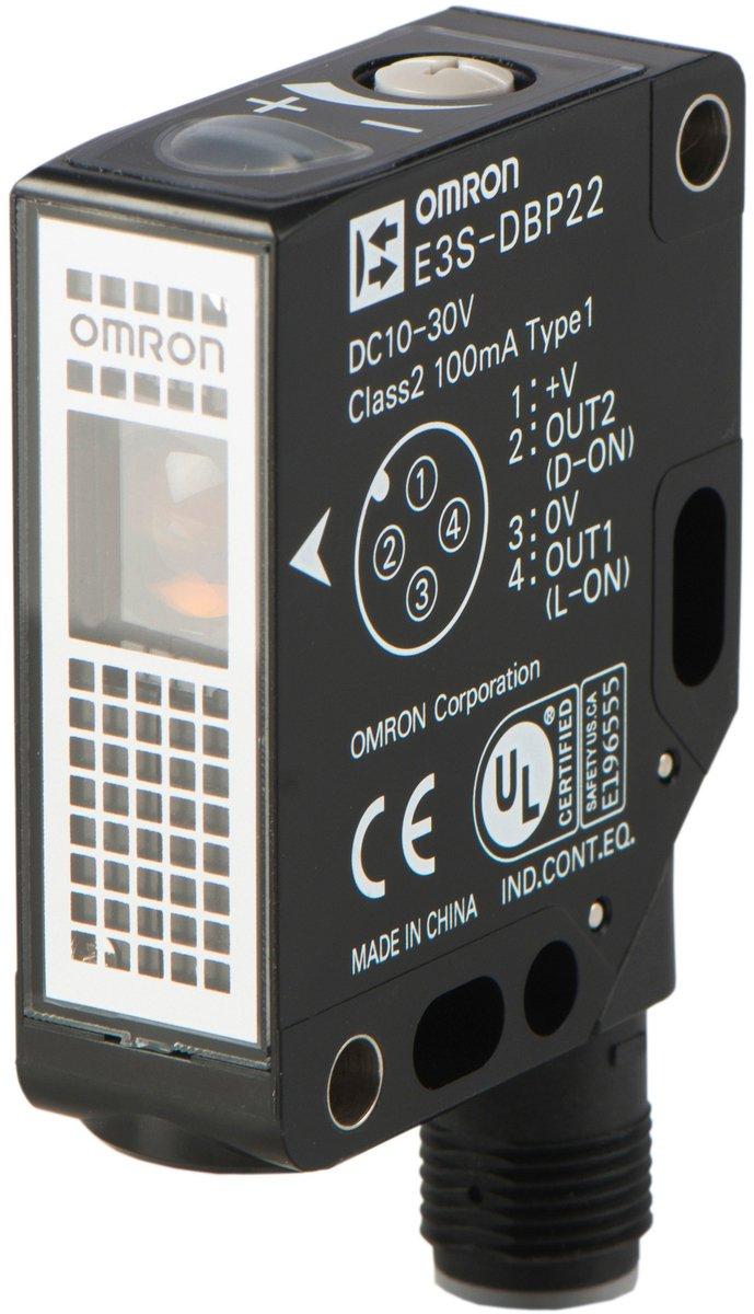 Reflexionslichtschranke bis 4,5m 11-Gangpotentiometer LED PNP M12 Stecker
