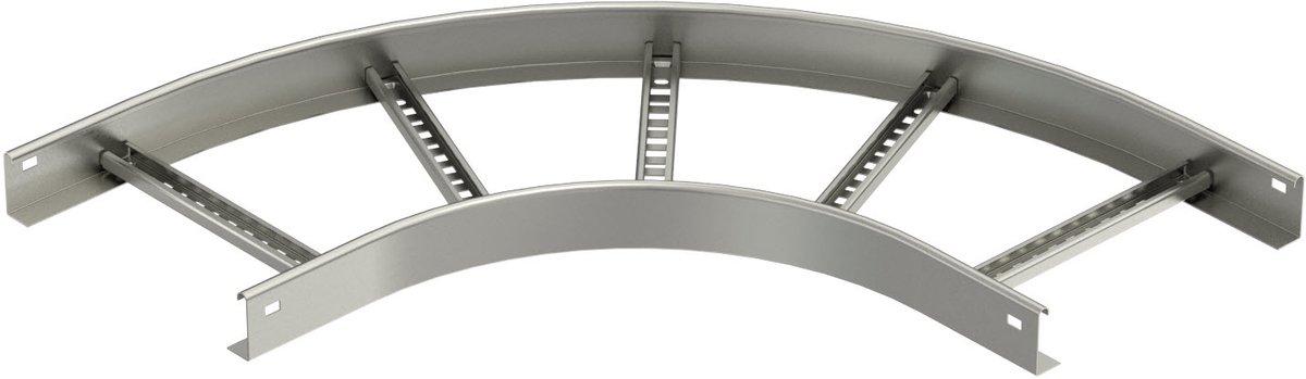 Bogen 90° für Kabelleiter 60x300 V4A A4