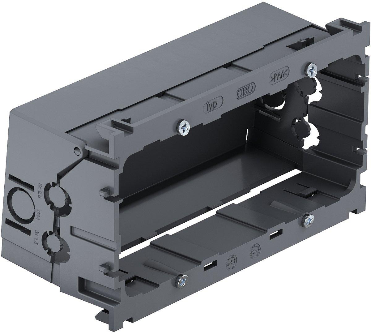 Geräteeinbaudose 2-fach