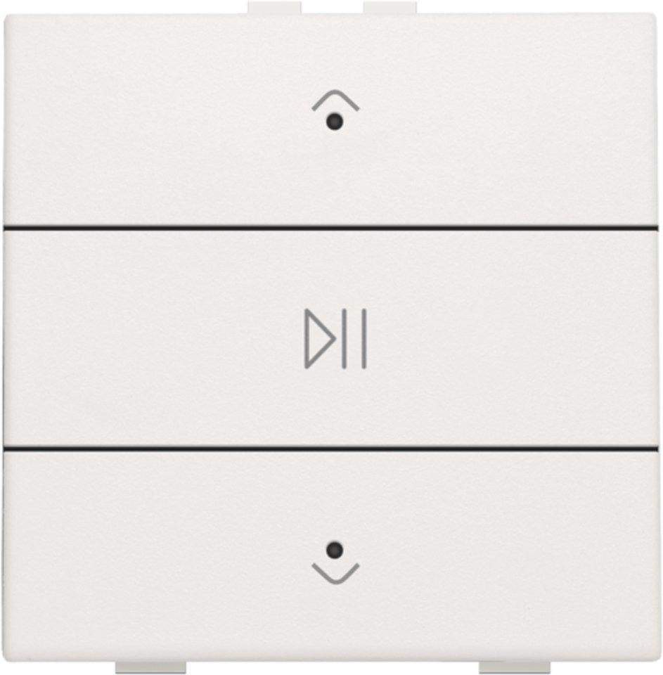 Einfach-Audiosteuerung mit LEDs für Niko Home Control weiß