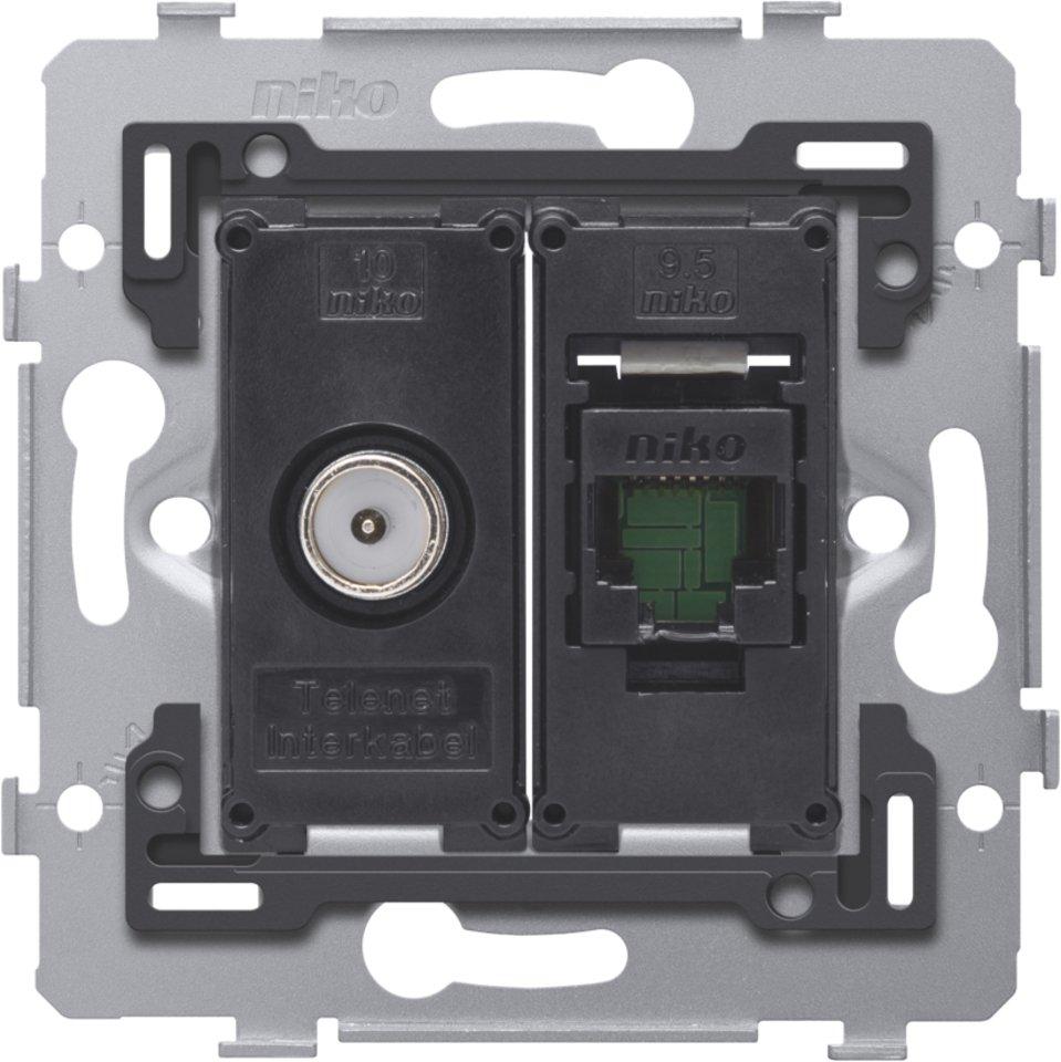 Kombination Koax mit RJ45-Anschluss UTP Kat. 5E