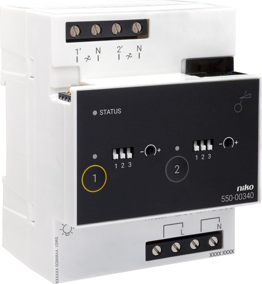 Universal-Dimm-Modul 2 x 400 W für Niko Home Control