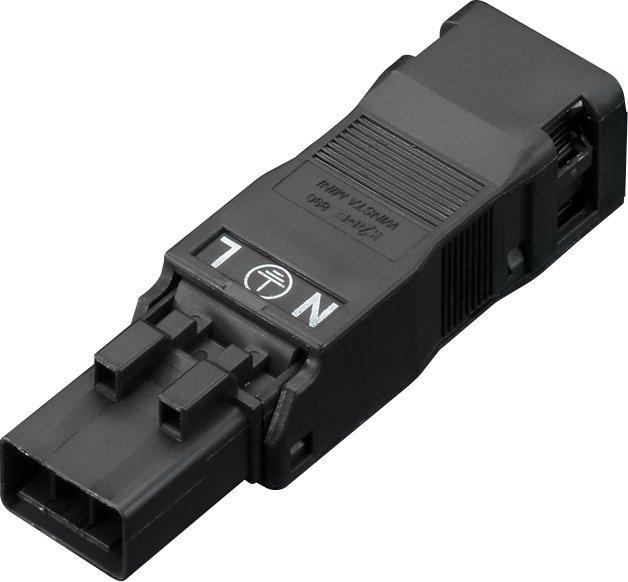 Stecker für Durchgangsverdrahtung 3-polig 100-240V
