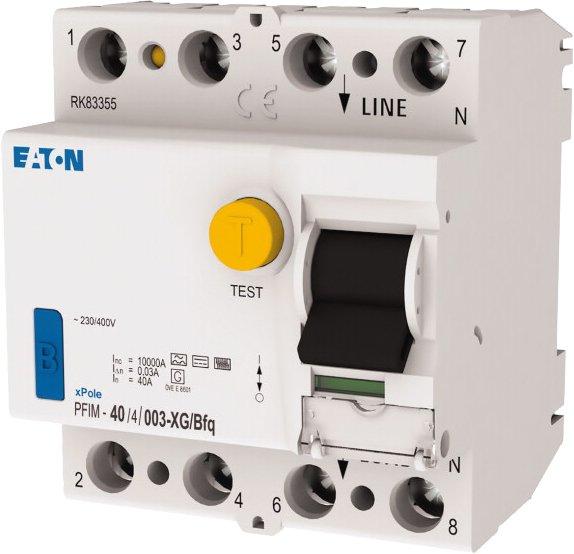 FI-Schutzschalter  40A 4-polig 30mA Typ B kurzverz./therm. vorsicherbar
