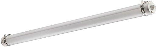LED FR-Rohrleuchte TUBIS BL 1,6m 1x42W IP67/69K 6500lm PMMA-OPAL DV 3x1,5 840