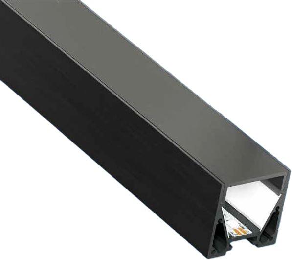 Aluprofil CATania 3030 Blackline Aluminium schwarz eloxiert 3,02 m