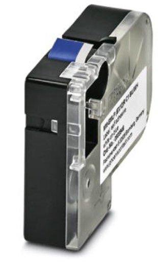 Etikett hochflexibel blau Breite 12 mm Länge 8000 mm