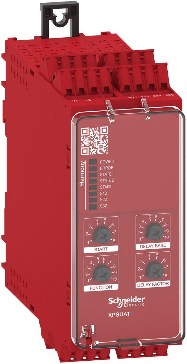 Sicherheitsrelais 10Fkt 1Kreis PLe/Kat4/SIL3 0-900s 24V AC/DC
