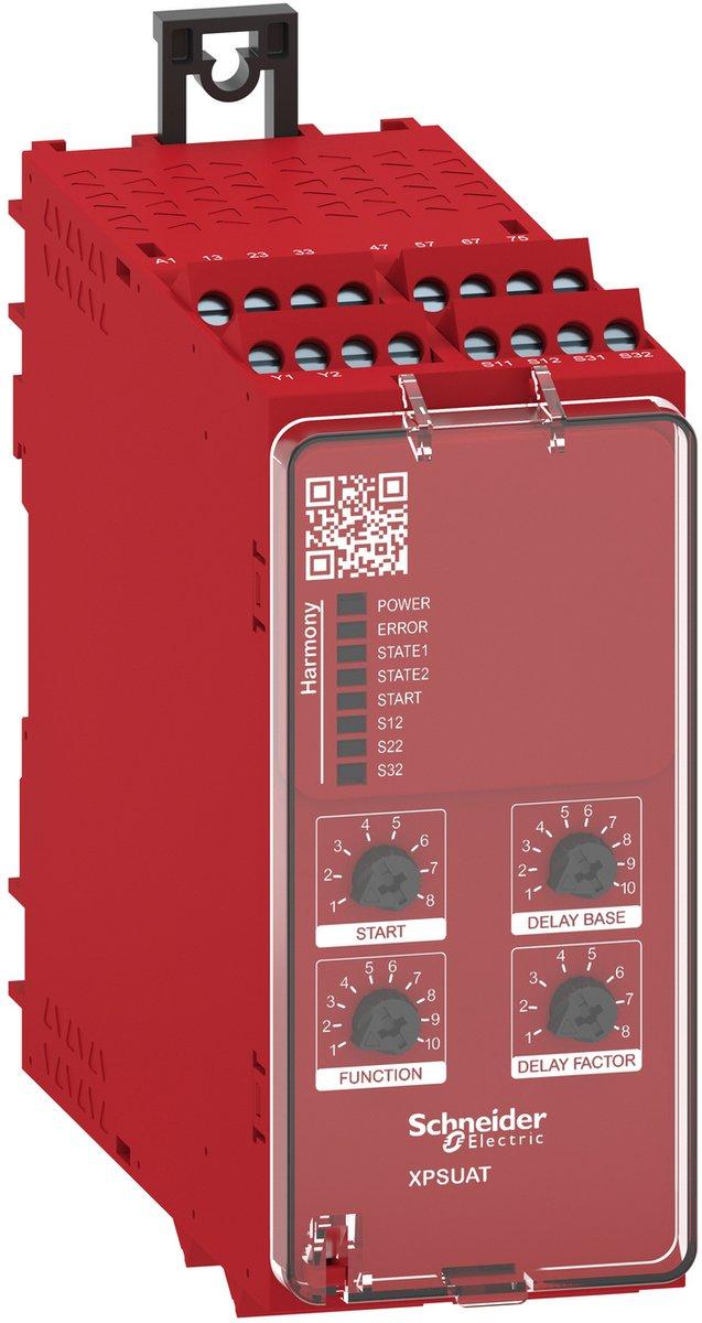 Sicherheitsrelais 10Fkt 1Kreis PLe/Kat4/SIL3 0-900s 48-240V Schraubanschluss