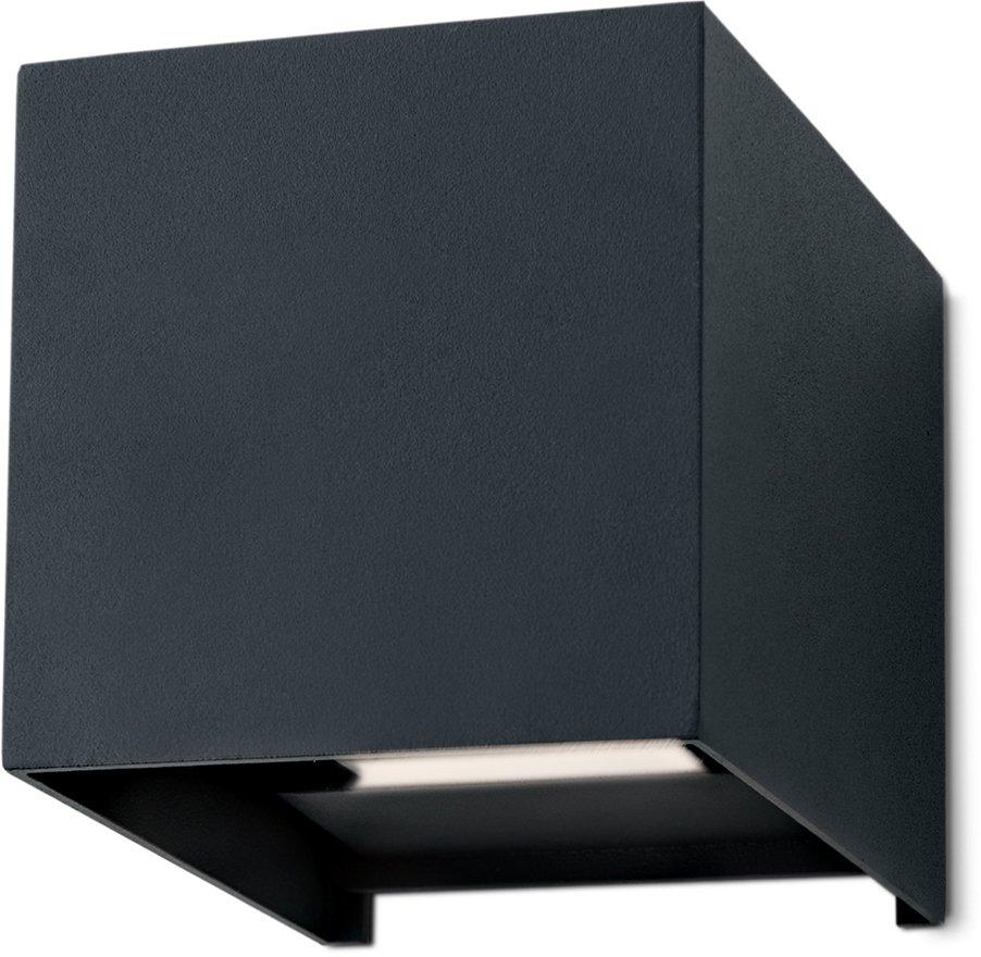 CUBE Außenleuchte 11-1192 anthrazit LED 2x3W 400lm 3000K IP54