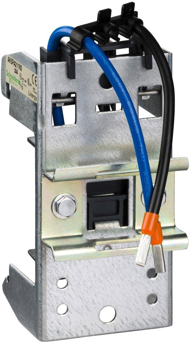 Sammelschienenadapter 25A L2,N +1 DIN-Schiene 3TE