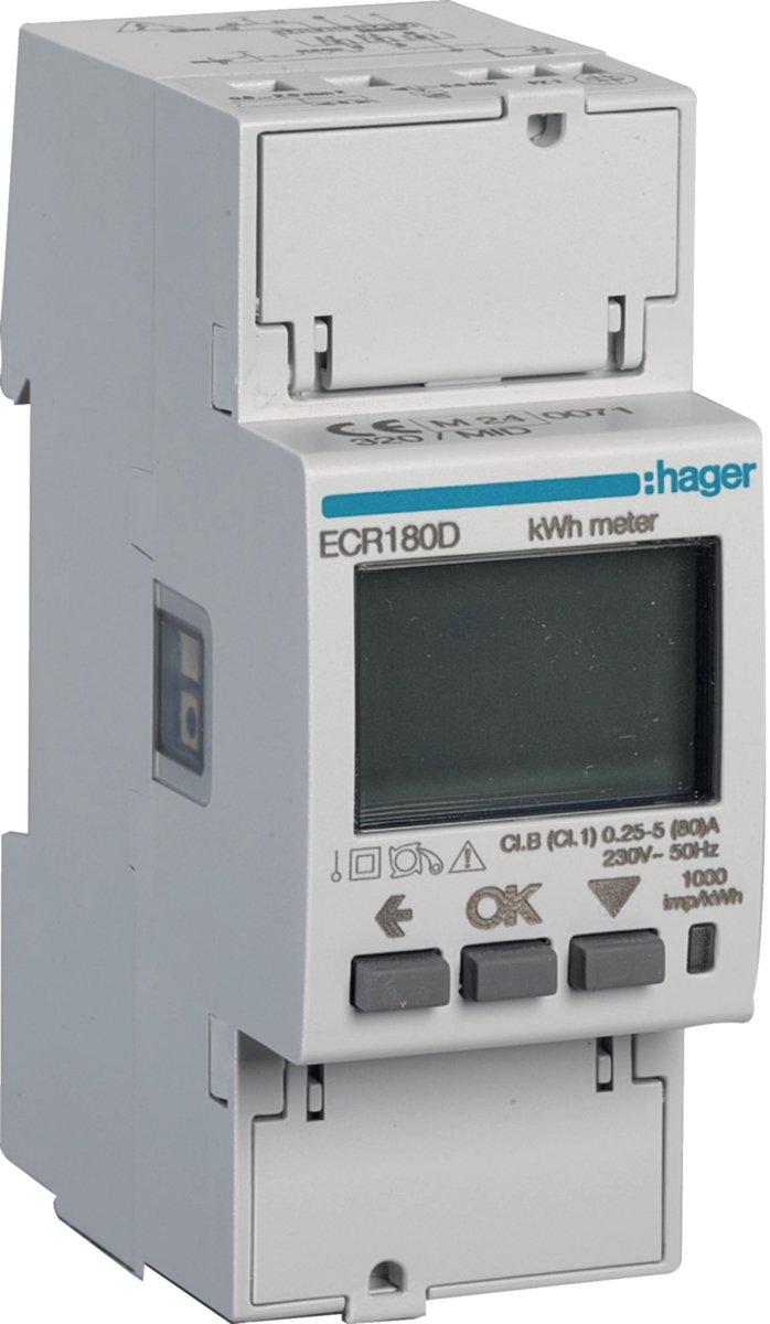 Energiezähler 1 phasig direkt 80A MODBUS MID