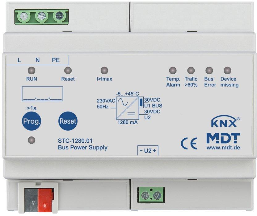 KNX Busspannungsversorgung mit Diagnosefunktion 6TE REG 1280&nbsp;mA
