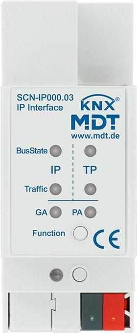 KNX IP Interface mit IP Secure und Data Secure 2TE REG