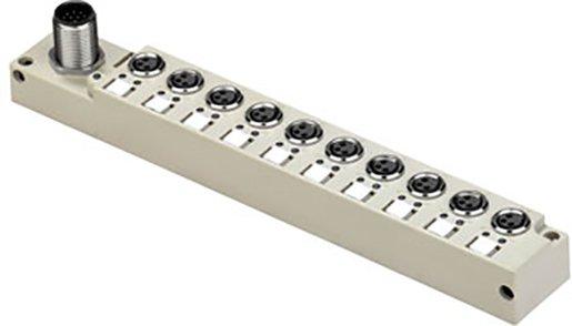 Passiver Sensor-/Aktor-Verteiler (ohne Leitung) Komplett-Modul Mit M12 Abgang 12