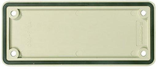 Abdeckung (Industriesteckverbinder) Kunststoff grau Baugröße 8