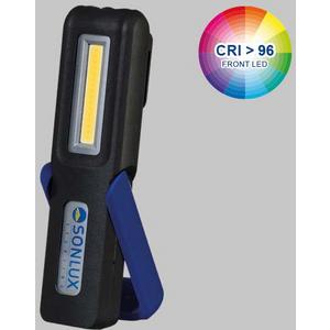 ACHILLES MC Mini Akku-Handstableuchte mit Magnethalter 3W, schwarz/blau