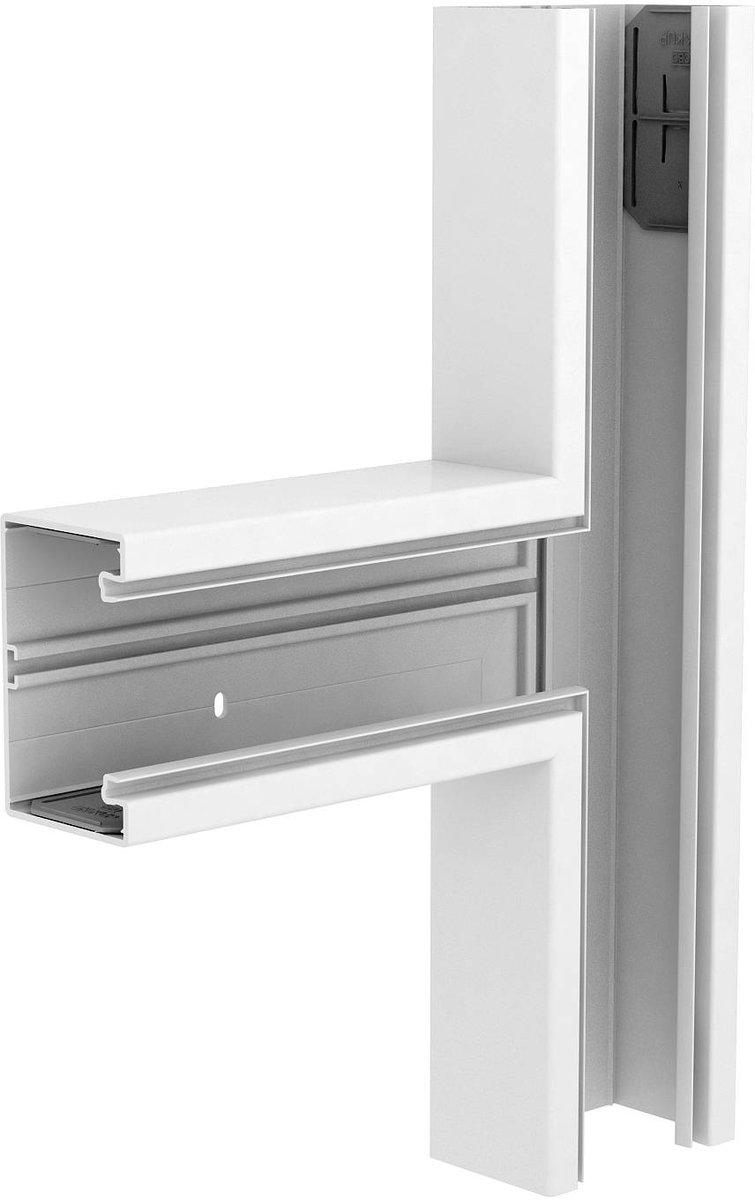 T-Stück 70x110mm PVC reinweiß 9010