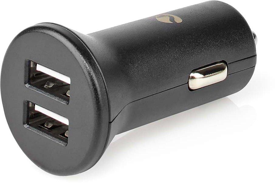 Kfz-Ladegerät 4,8 A 2 Ausgänge USB-A Schwarz