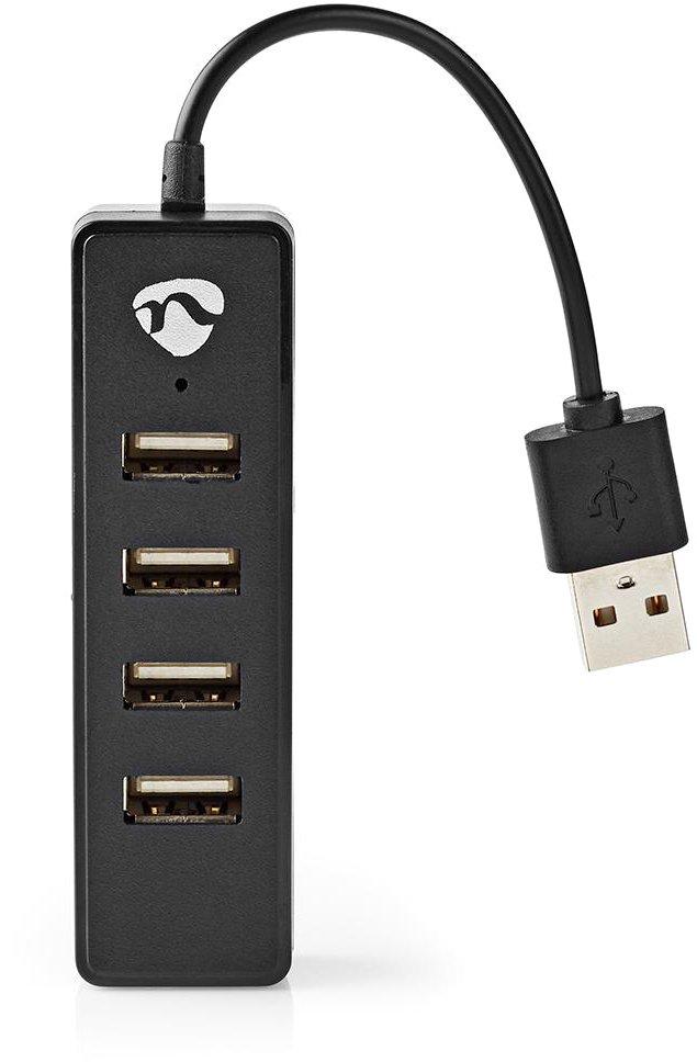 USB-Hub 4-Port USB 2.0 Schwarz