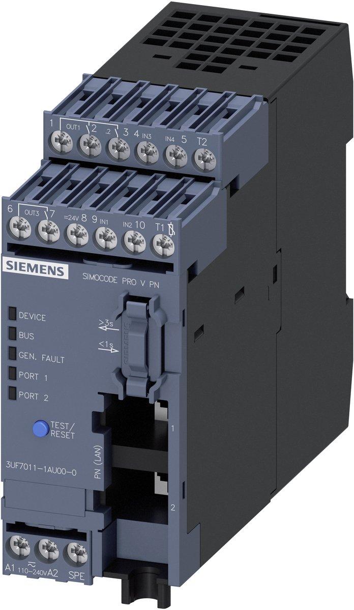 Grundgerät 3 SIMOCODE pro V PN Ethernet/PROFINET IO OPC UA Server/Webserver