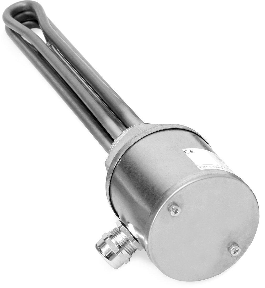 Einschraubheizkörper G1 1/2, V2A / V4A, ohne Regler, 6.0kW ET 470mm