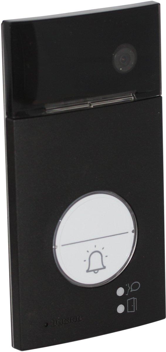 Aufputz-Türstation LINEA3000 Video Farbe Black mit Transponderleser IP54 IK10