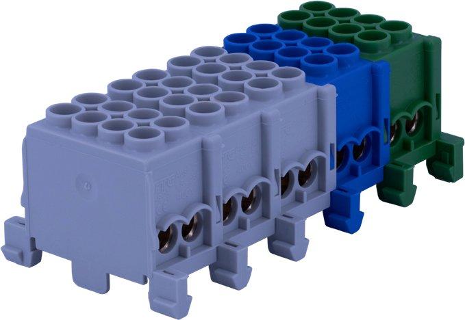 Hauptleitungsabzweigklemme 5-polig GR/BL/GN