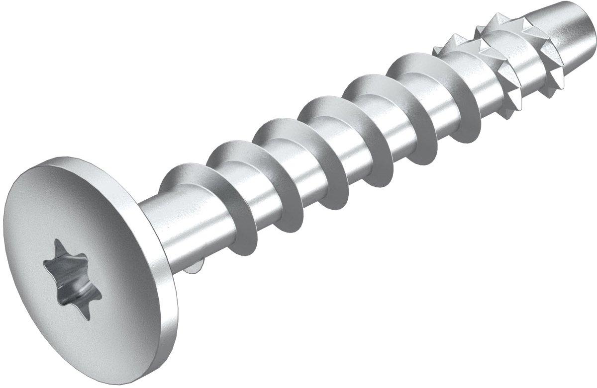 Montageschienenanker mit flachem Panhead 75x60mm St verzinkt
