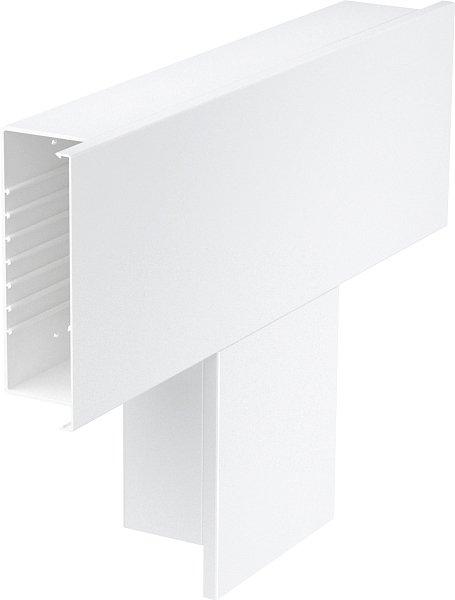 T-Stück 600x230x100mm PVC reinweiß RAL9010