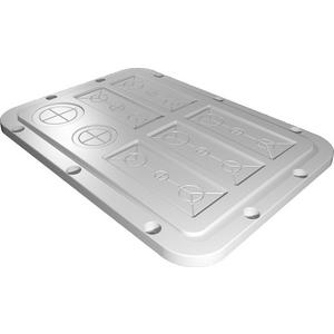 Kunststoff-Flanschplatte modular metrischen Vorprägungen für AX BT:301x221mm