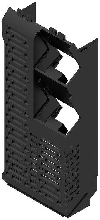 Modular Gehäuse OMNIMATE Housing - Serie CH20M schwarz Seitenelement
