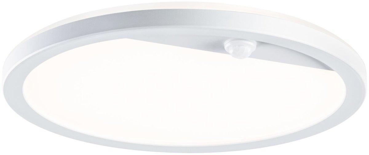 Outdoor 230V Lamina Panel rund PIR weiß IP44 15W 3000K