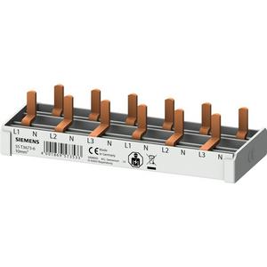 Stiftsammelschiene kompakt 10mm² Anschluss 3p/N