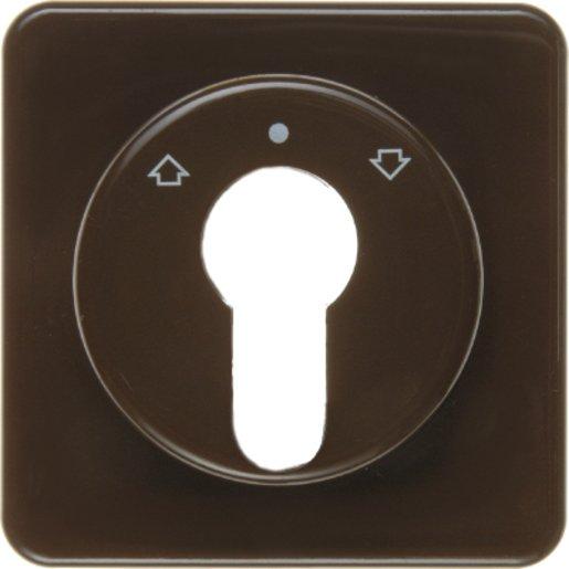 Zentralstück für Jalousie-Schlüsselschalter/-taster wg Up IP44 braun