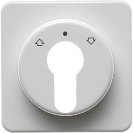 Zentralstück für Jalousie-Schlüsselschalter/-taster wg Up IP44 weiß