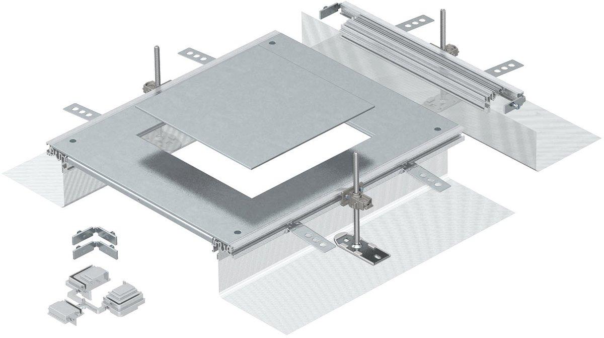Anbaueinheit für Geräteeinsatz GES9 St bandverzinkt