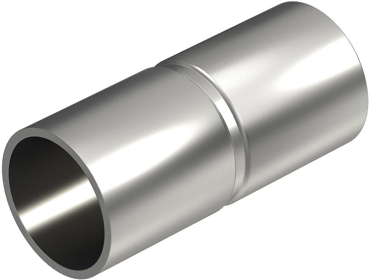 Edelstahlverbindungsmuffe ohne Gewinde ø50mm V4A A4