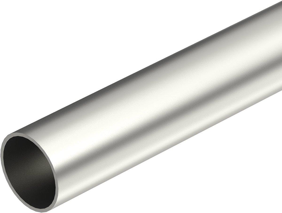 Edelstahlrohr ohne Gewinde ø50 3000mm V2A A2 gebürstet