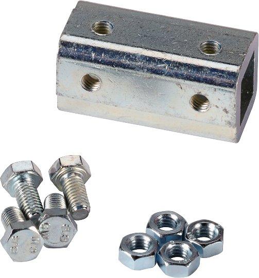 Anschlussstück für Achsverlängerung für Achse 10x10mm