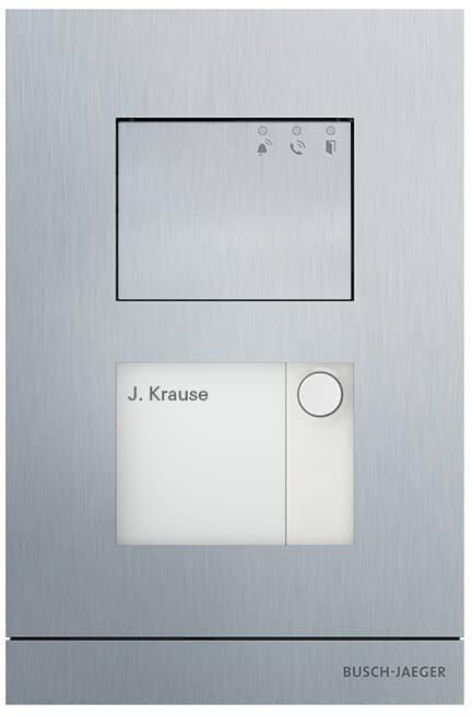 Außenstation Audio 1-fach aluminium - Busch-Welcome 2-Draht