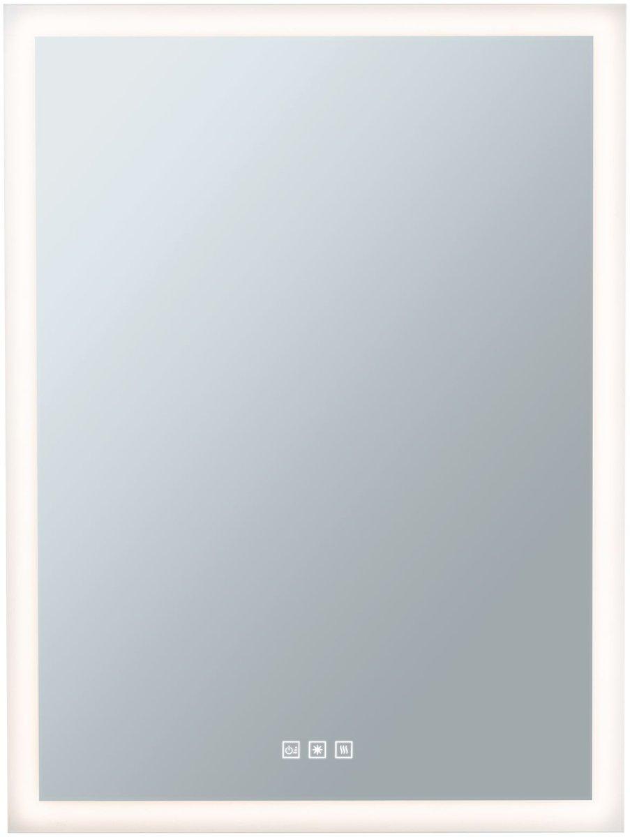 Decken/Wandleuchte HomeSpa Mirra eckig IP44 LED WhiteSwitch 22W 600x800 Spiegel