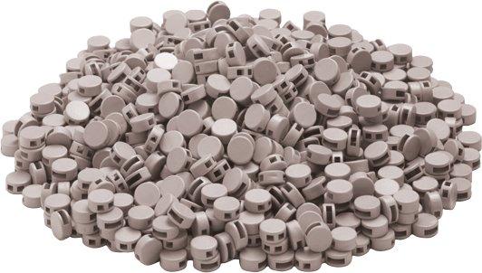 Kunststoffplombe 9 mm grau