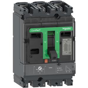 Kompaktleistungsschalter ComPacT NSX160N mit TM160D 3P3D 112-160A,50kA/415V AC