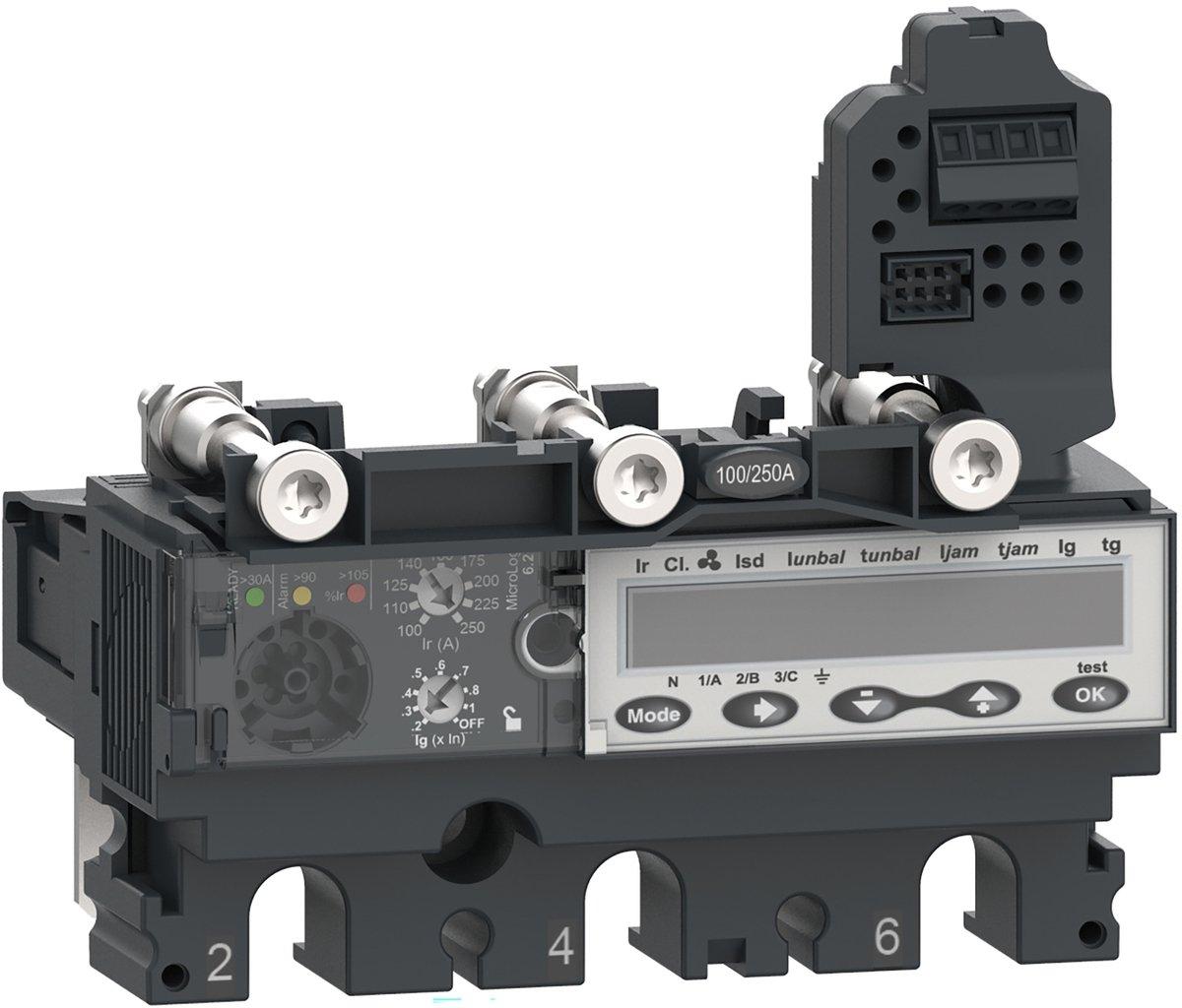 Elektronisches Auslösegerät MicroLogic 6.2E 100A 3P3D für ComPacT NSX100-250
